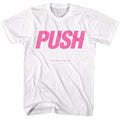 White Matchbox Twenty t-shirt featuring Matchbox Twenty Push design