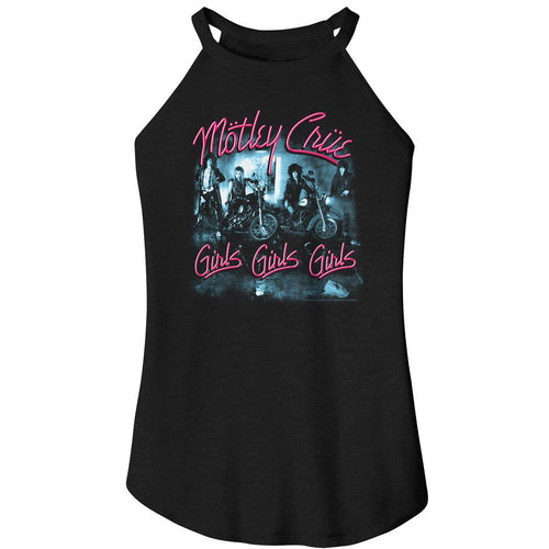 Mötley Crüe Ladies Rocker Tank - Girls Girls Girls