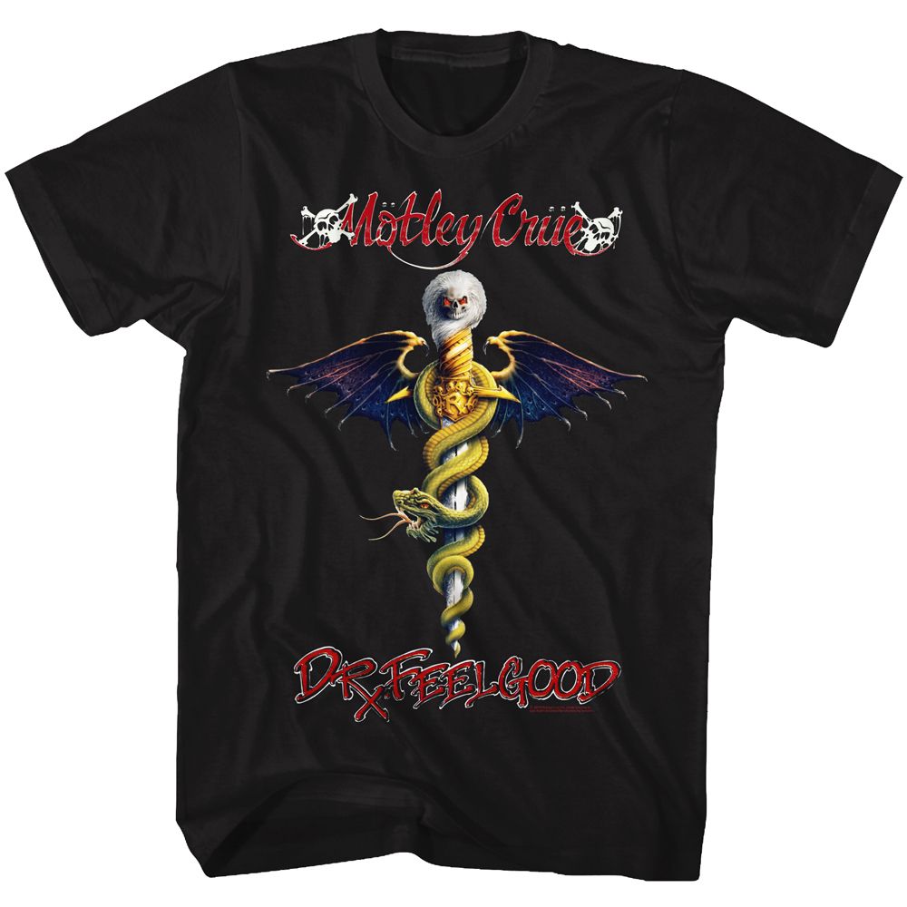 Mötley Crüe Dr Feelgood T-Shirt | Band Tee – NerdKungFu