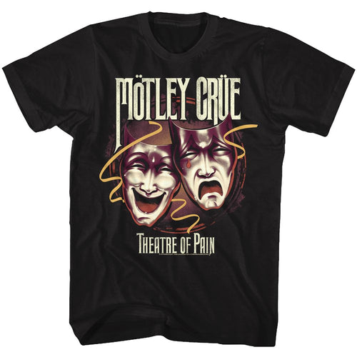 Black Mötley Crüe t-shirt featuring Mötley Crüe Theatre Of Pain 1985 album design