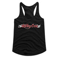 Mötley Crüe Ladies Racerback - Red and White Logo