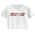 Mötley Crüe Ladies Crop Top - Logo
