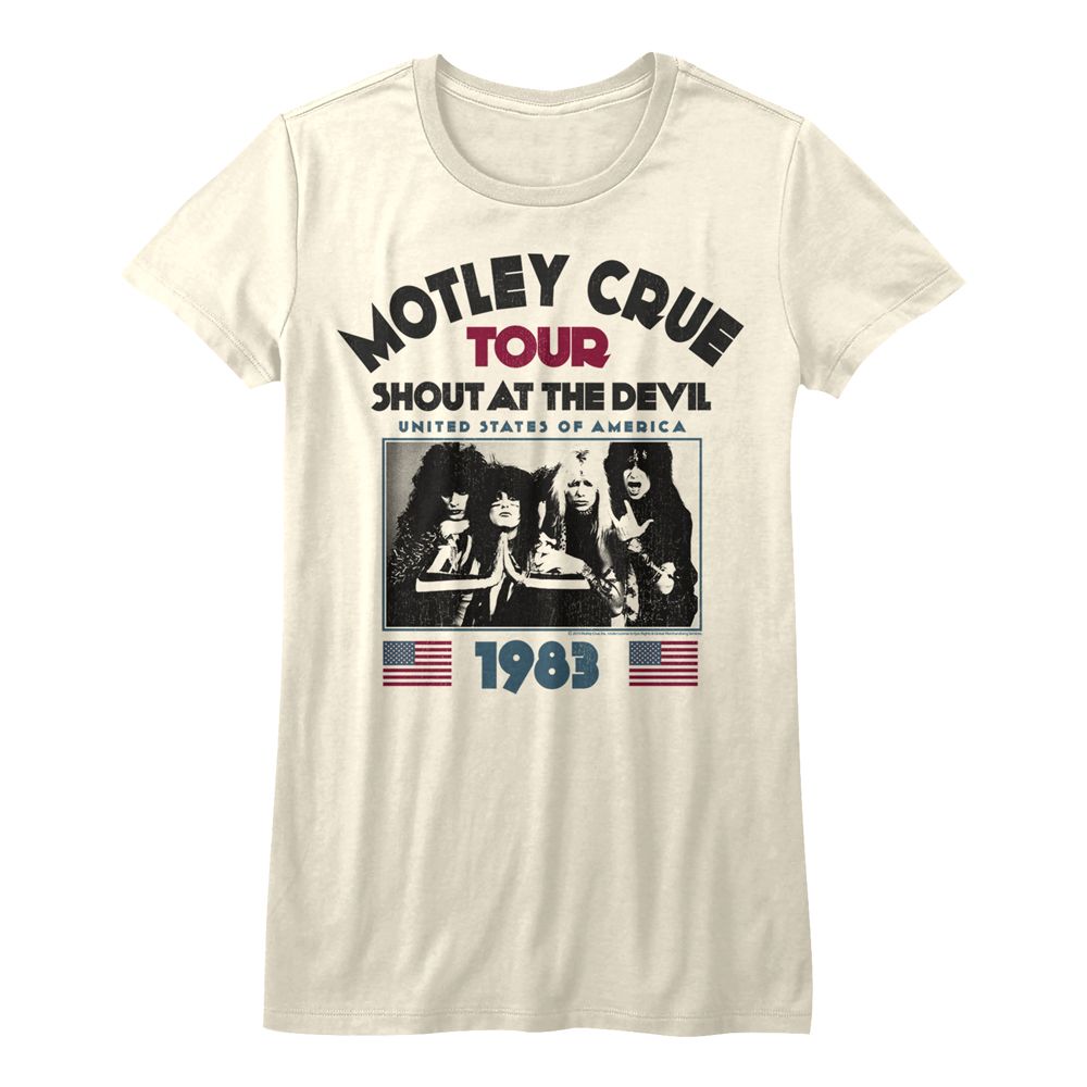Mötley Crüe Ladies T-Shirt - SATD 83