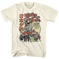 Natural Mötley Crüe t-shirt featuring Mötley Crüe Japan Tour design