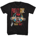 Black Mötley Crüe t-shirt featuring Mötley Crüe Tour 1987 design