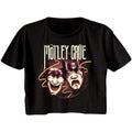 Mötley Crüe Ladies Crop Top - Drama Masks