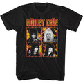 Black Mötley Crüe t-shirt featuring Mötley Crüe Fire And Wire design
