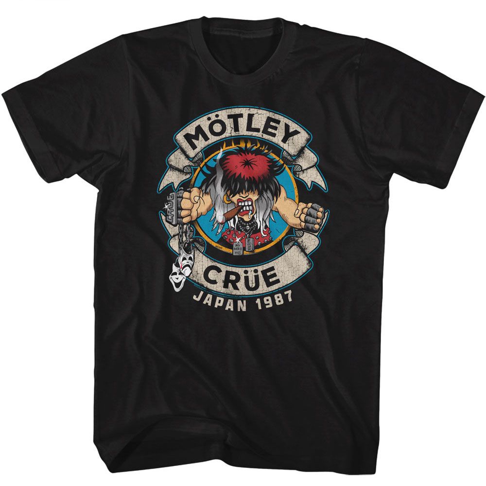 Black Mötley Crüe t-shirt featuring Mötley Crüe MotleyCrue design