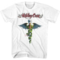 White Mötley Crüe t-shirt featuring Mötley Crüe Dr Feelgood design