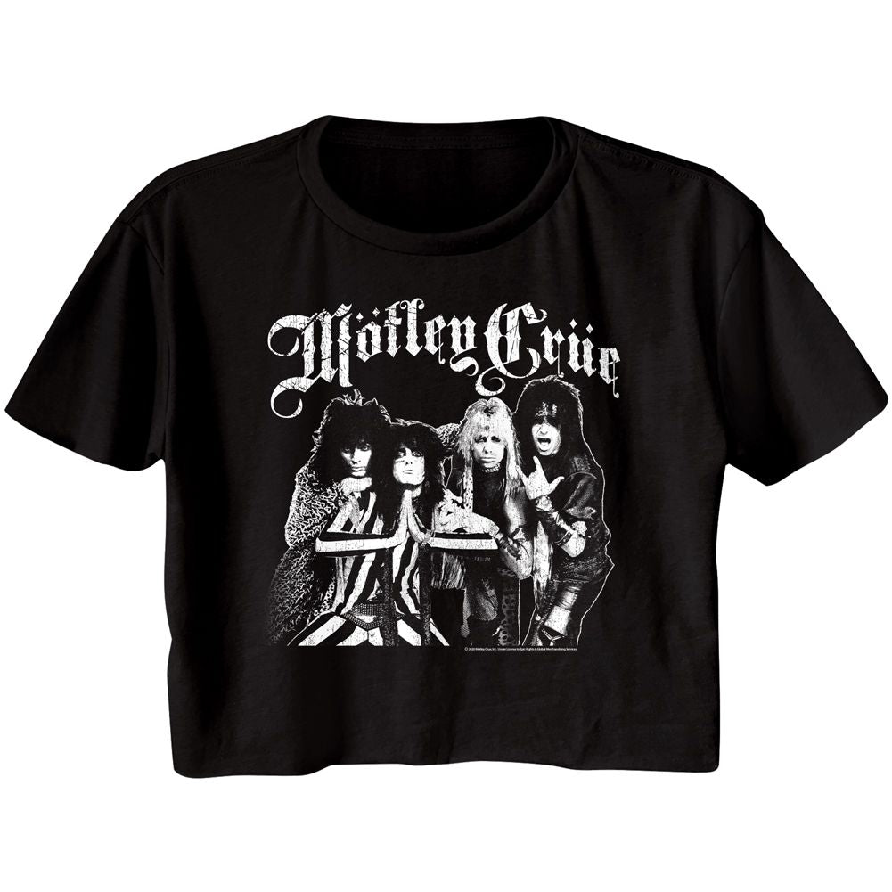 Mötley Crüe Ladies Crop Top - Crue Crew