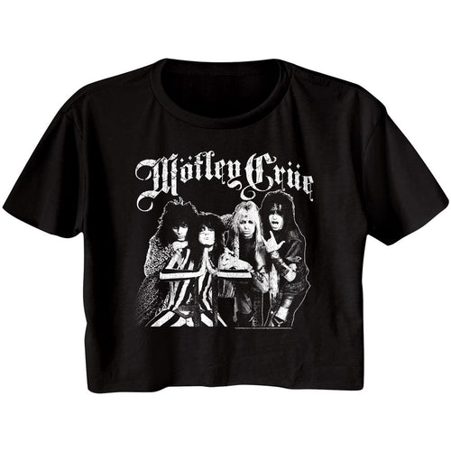 Mötley Crüe Ladies Crop Top - Crue Crew
