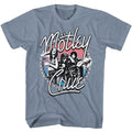Indigo heather Mötley Crüe t-shirt featuring Mötley Crüe Studded design