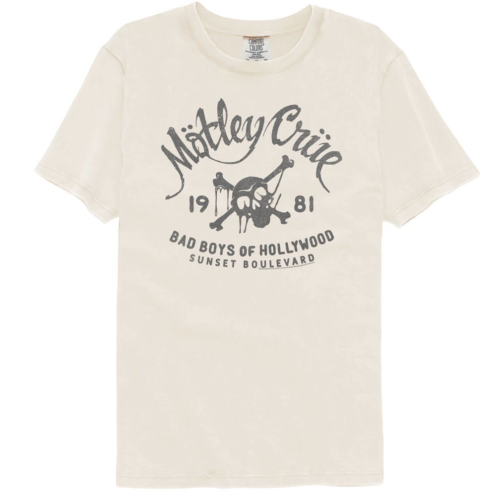 Mötley Crüe Comfort Colors T-Shirt - Bad Boys 1981