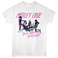 White Mötley Crüe t-shirt featuring a Bad Boys design