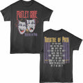Smoke gray Mötley Crüe t-shirt featuring a Theatre of Pain Masks design