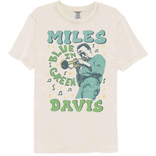 Miles Davis Comfort Colors T-Shirt - Blue In Green