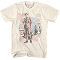 Natural Miles Davis t-shirt featuring Miles Davis One Night Only Cityscape design