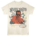 Natural Miles Davis t-shirt featuring Miles Davis Birds Of Paradise design