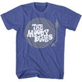 Royal heather The Moody Blues t-shirt featuring The Moody Blues Record Player design