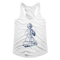 Mega Man Ladies Racerback - Blueprint