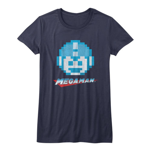 Mega Man Ladies T-Shirt - MegaFace