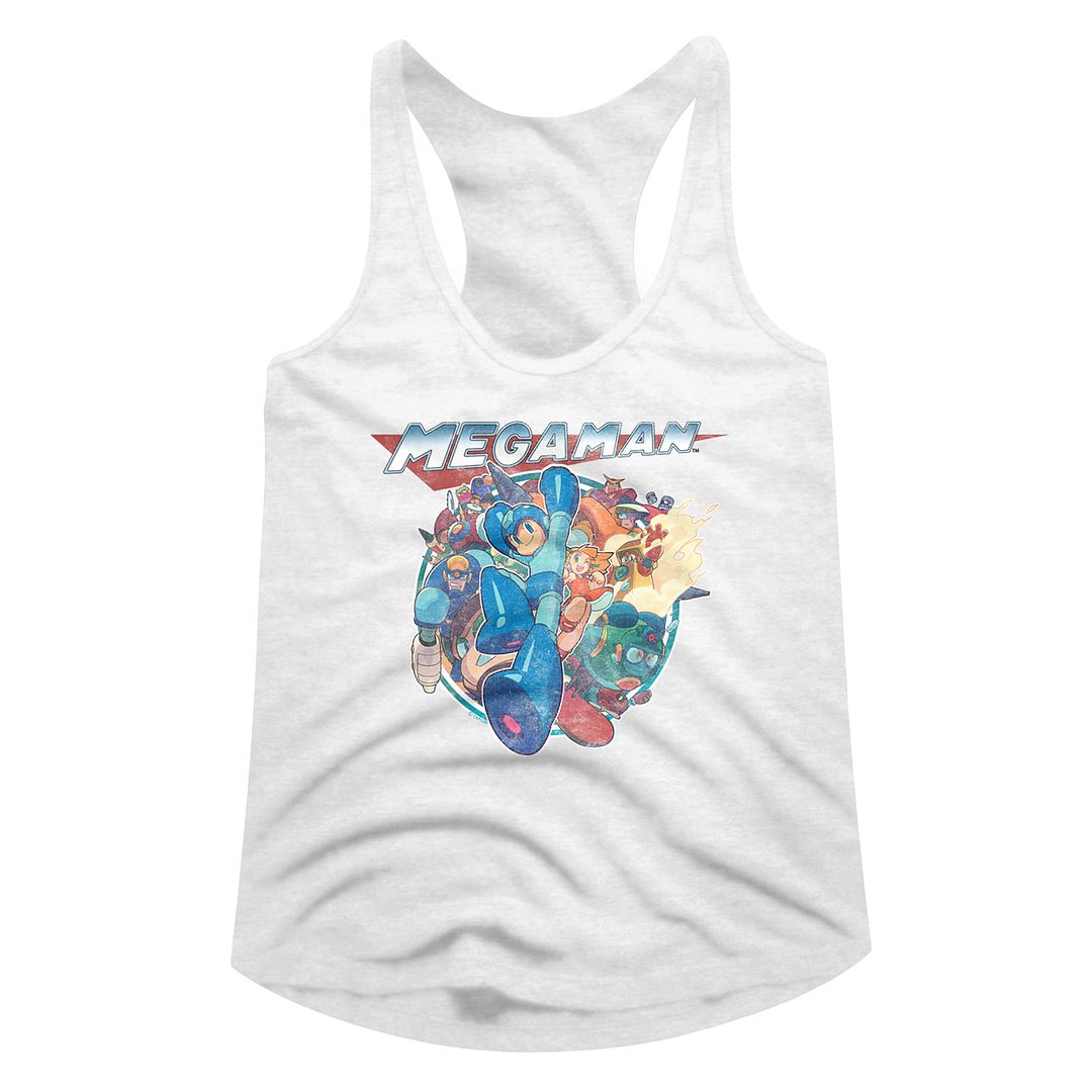 Mega Man Ladies Racerback - MegaFriends