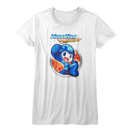 Mega Man Ladies T-Shirt - Powered Up