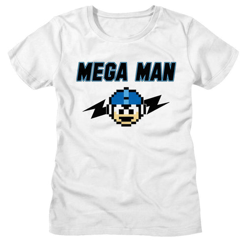 Mega Man Ladies T-Shirt - Mega Bolts