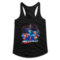 Mega Man Ladies Racerback - Megaman Collage