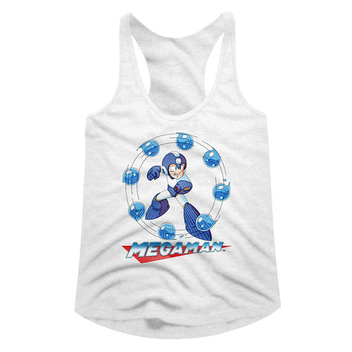 Mega Man Ladies Racerback - Water Shield