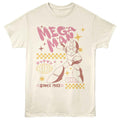 Natural Mega Man t-shirt featuring Mega Man Bubble Letters design
