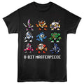 Black Mega Man t-shirt featuring Mega Man 8 Bit Masterpiece design