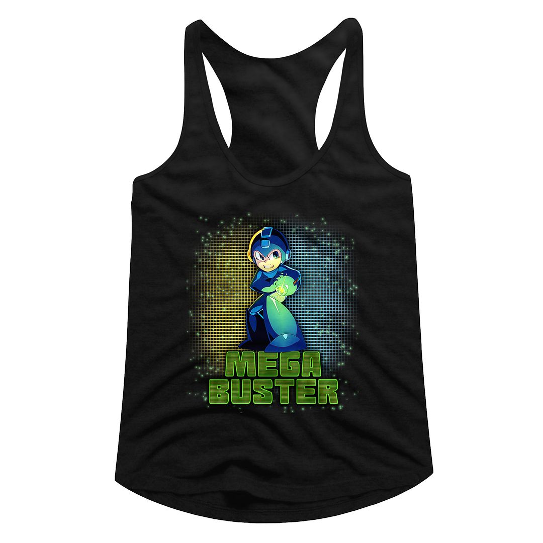 Mega Man Ladies Racerback - Mega Buster