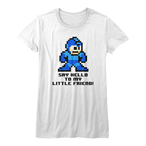 Mega Man Ladies T-Shirt - Say Hello To My Little Friend