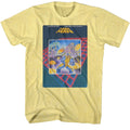 Yellow heather Mega Man t-shirt featuring Mega Man Mega Cover design