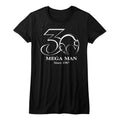 Mega Man Ladies T-Shirt - 30th BW