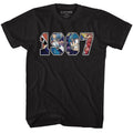 Black Mega Man t-shirt featuring Mega Man 1987 design