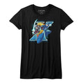 Mega Man Ladies T-Shirt - X And Zero