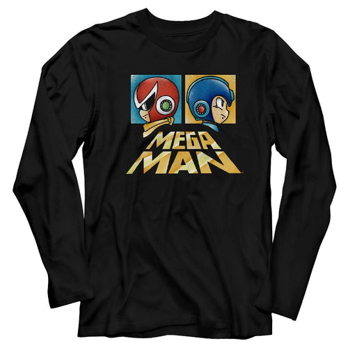 Mega Man Long Sleeve T-Shirt - Boxy