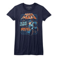 Mega Man Ladies T-Shirt - Graphic Blue Bomber