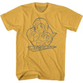 Ginger Mega Man t-shirt featuring Mega Man Mega And Rush design