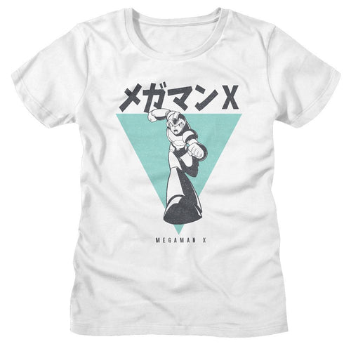 Mega Man Ladies T-Shirt - Incoming