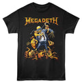 Black Megadeth t-shirt featuring Megadeth Vic Goes To Hell design