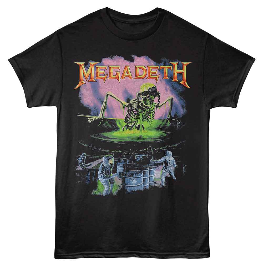 Black Megadeth t-shirt featuring Megadeth No More Mr Nice Guy design