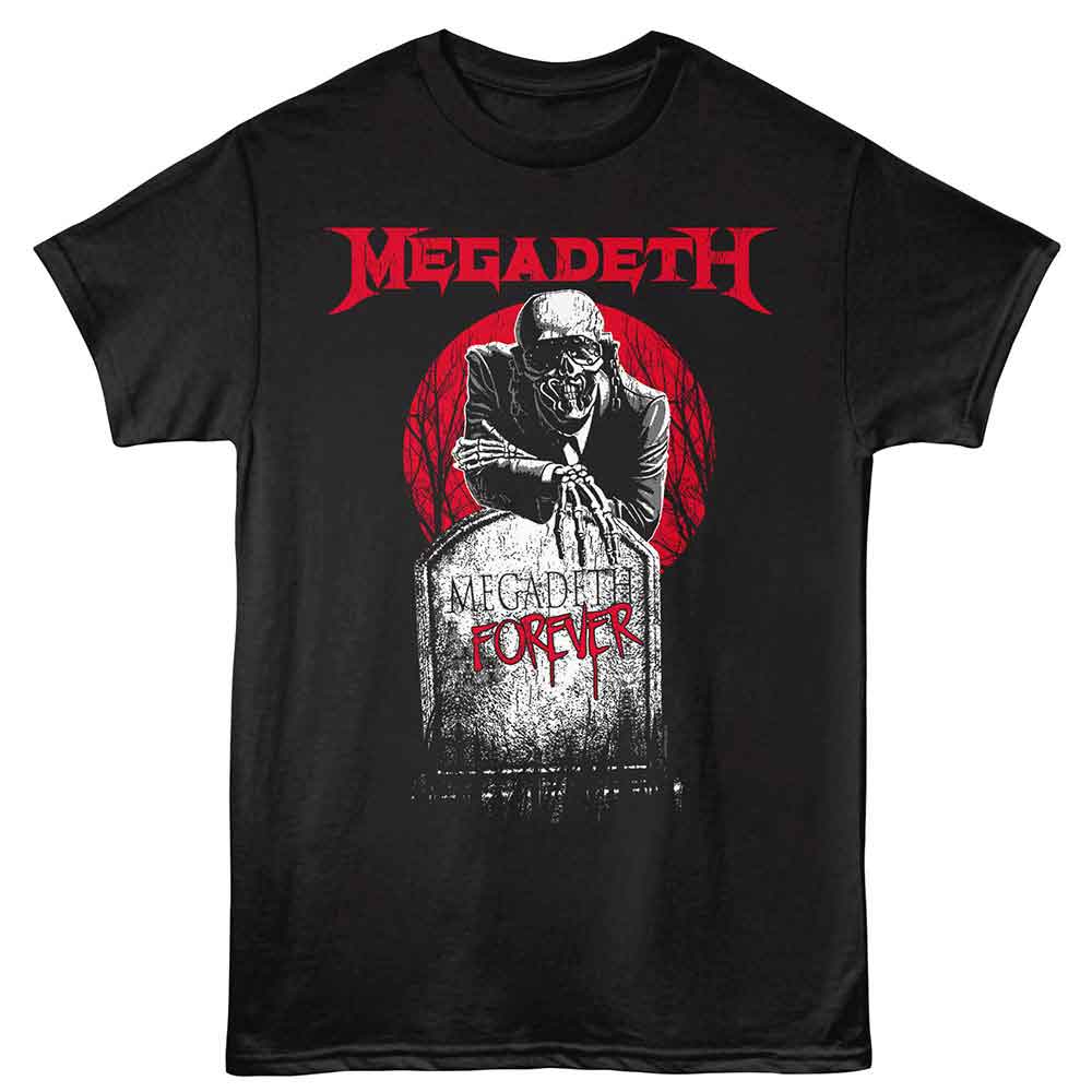 Black Megadeth t-shirt featuring Megadeth Forever design