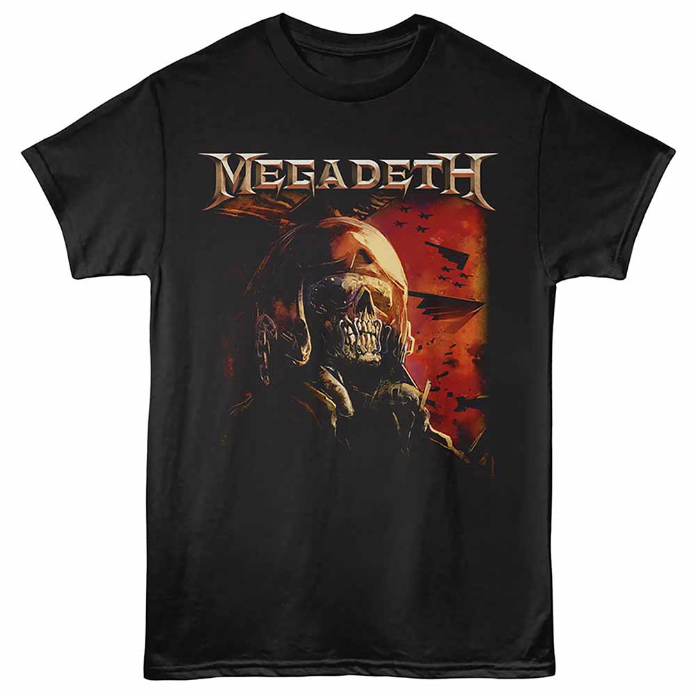 Bomber Vic Megadeth t-shirt in black