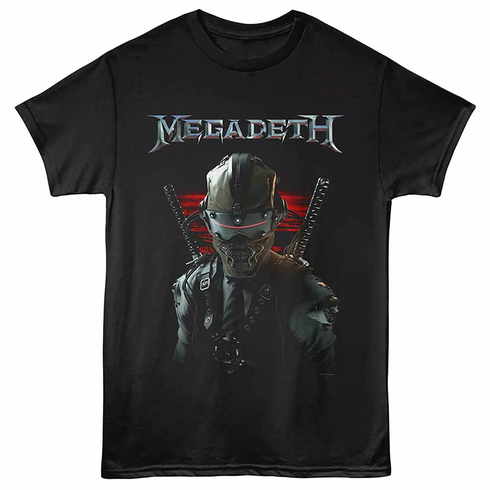 Samurai Vic Megadeth t-shirt in black