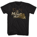 Black Monster Hunter t-shirt featuring Monster Hunter Logo design