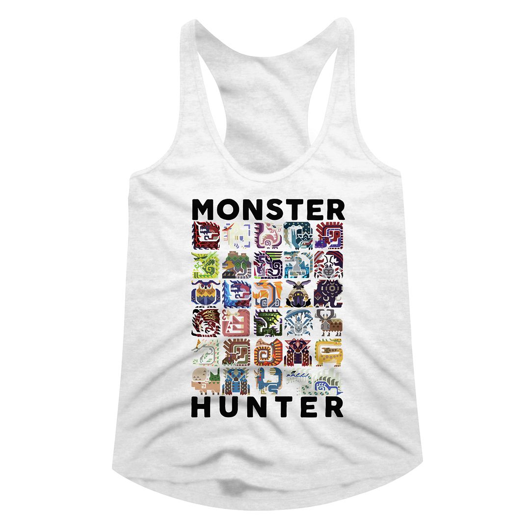 Monster Hunter Ladies Racerback - Lets Hunt