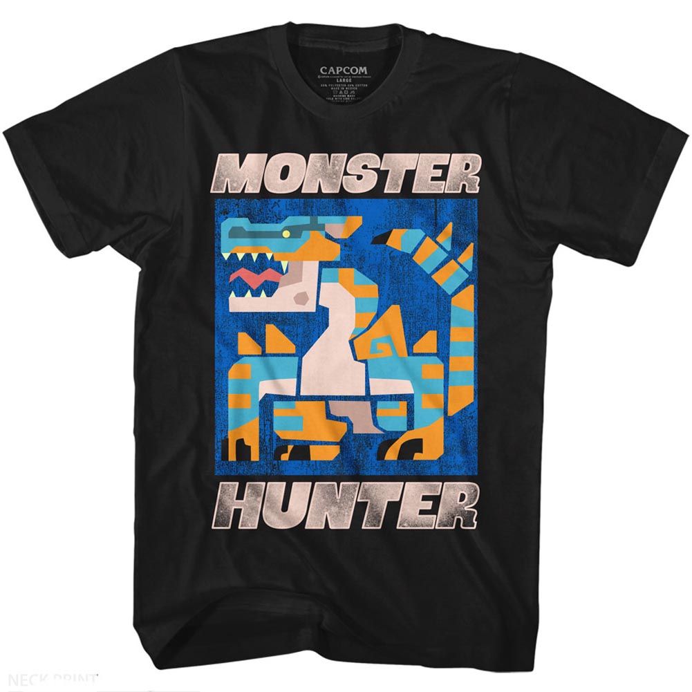 Black Monster Hunter t-shirt featuring Monster Hunter Scray design
